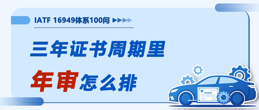 IATF16949落地100问6｜三年证书周期里，年审怎么排